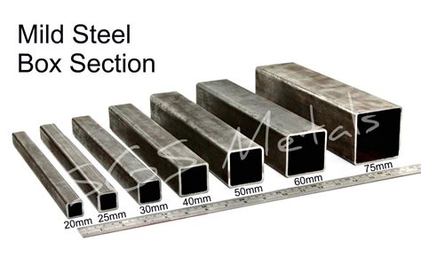 nikal steel box sizes